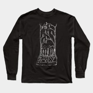 Fitter Happier - Radiohead Illustrated Lyrics - Inverted Long Sleeve T-Shirt